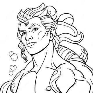 Page à colorier de la force | Page de coloriage Force