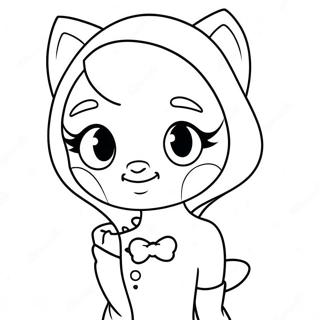 Page à colorier Rena Rouge | Page de coloriage Rena Rouge