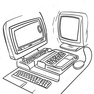 Page à colorier Technologie | Page de coloriage Technologie