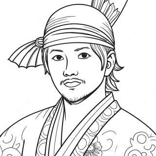 Page à colorier de Zenitsu | Page de coloriage Zenitsu