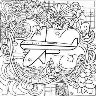 Page à colorier Logo United Airlines | Page de coloriage United Airlines