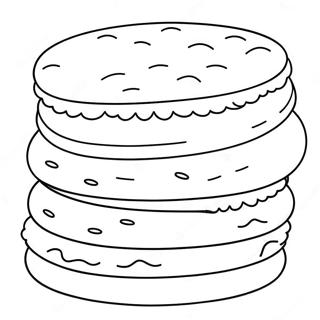 Page à colorier de biscuit | Page de coloriage Biscuit