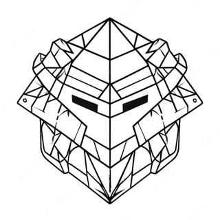 Page à Colorier Armure en Diamant Minecraft | Page de coloriage Armure Minecraft