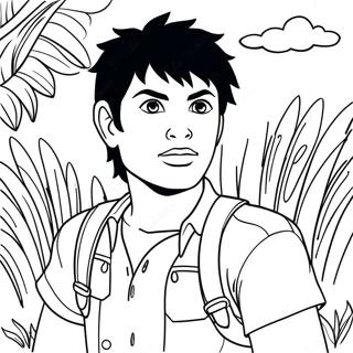 Page à Colorier Diego | Page de coloriage Diego