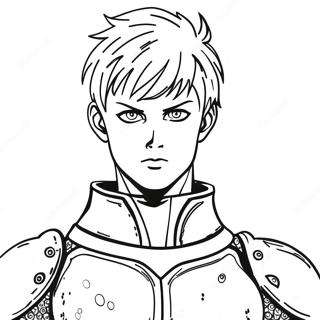 Page à colorier Genos | Page de coloriage Genos