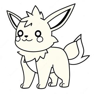 Page à colorier de Jolteon | Page de coloriage Jolteon