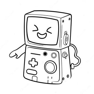 Page à colorier BMO | Page de coloriage BMO