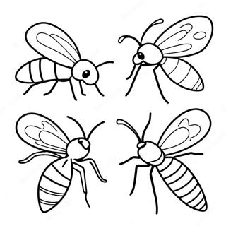 Page à colorier insecte | Page de coloriage Insecte