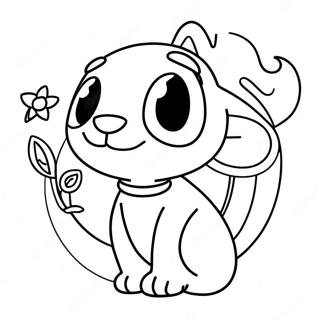 Page à colorier de Cosmo | Page de coloriage Cosmo