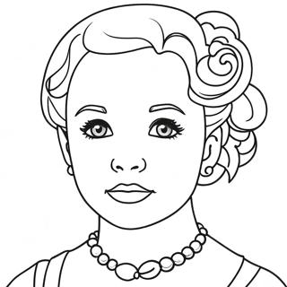 Page à colorier d'Ava | Page de coloriage Ava
