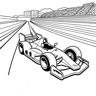 Page à colorier de Circuit de Course | Page de coloriage Circuit de Course