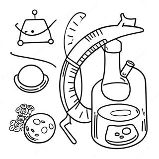 Page à colorier de la Méthode Scientifique | Page de coloriage Méthode Scientifique