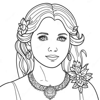 Page à colorier d'Anya | Page de coloriage Anya