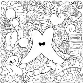Page à colorier de nom modifiable amusante | Page de coloriage Nom Éditable