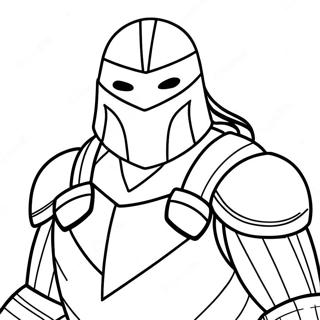 Page à colorier de Shredder TMNT | Page de coloriage Shredder TMNT