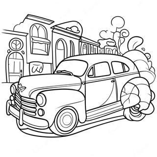 Page à colorier Musique des Années Passées | Page de coloriage Classiques