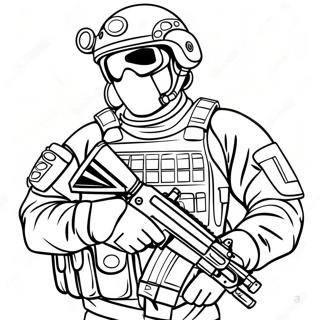 Forces Spéciales Coloriages