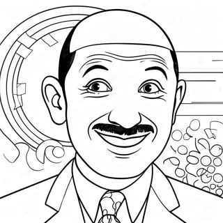 Page à colorier Pee Wee Herman | Page de coloriage Pee Wee Herman
