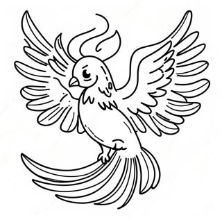 Page à colorier de Phoenix en action | Page de coloriage Valorant