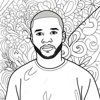 Page à colorier de Frank Ocean | Page de coloriage Frank Ocean