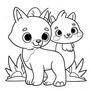 Pages à Colorier Animaux Amusants | Page de coloriage Pic -'