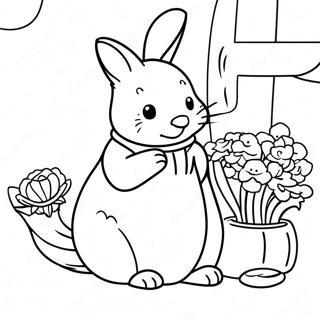 Page à colorier Beatrix Potter | Page de coloriage Beatrix Potter