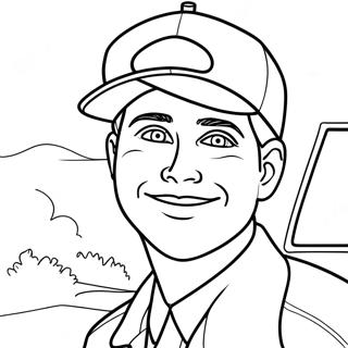 Page à colorier Ryan | Page de coloriage Ryan