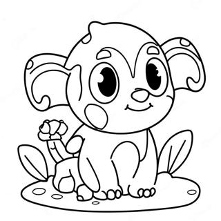 Page à colorier Pomni | Page de coloriage Pomni
