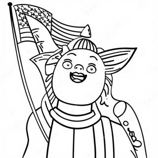 Page à colorier du serment d'allégeance | Page de coloriage Pledge d'allégeance