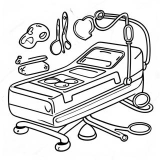 Page à colorier médicale pour enfants | Page de coloriage Médical