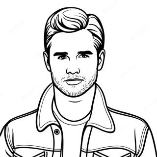 Page à colorier Liam | Page de coloriage Liam