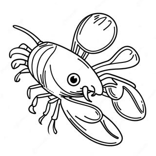 Écrevisse à colorier | Page de coloriage Écrevisse