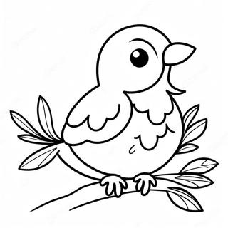 Page à colorier oiseau réaliste | Page de coloriage Oiseau réaliste