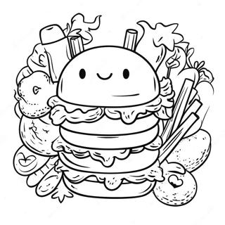 Page à colorier du Happy Meal de Wendy | Page de coloriage Wendy's