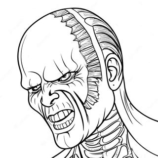 Page à colorier Gore | Page de coloriage Gore