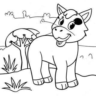 Page à colorier d'animaux DLTK | Page de coloriage DLTK