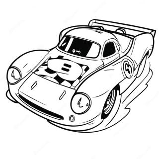Voiture de course sur terre Coloriages