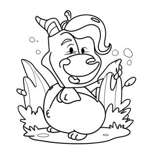 Page à colorier de Désenchantement | Page de coloriage Désenchantement
