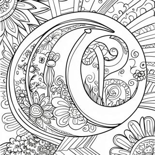 Page à colorier de la lettre O | Page de coloriage Lettre O