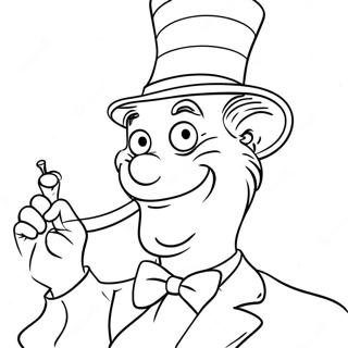 Page à colorier de Dr. Seuss | Page de coloriage Dr. Seuss