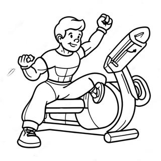 Page à colorier Entraînement pour Enfants | Page de coloriage Entraînement
