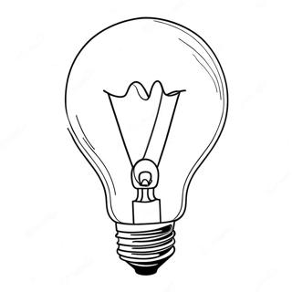 Page à colorier Ampoule | Page de coloriage Ampoule