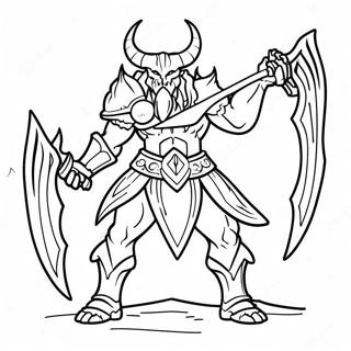 Feuille de coloriage de diable | Page de coloriage Diable