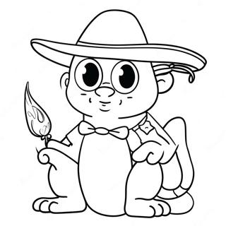 Page à colorier de Ranboo | Page de coloriage Ranboo