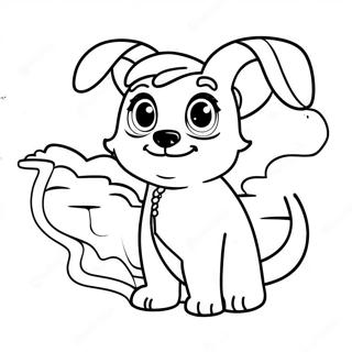 Page à colorier de Skye | Page de coloriage Skye