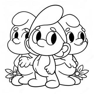 Page à colorier Schtroumpfs | Page de coloriage Schtroumpfs