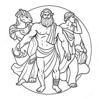 Mythologie Avancée Coloriages