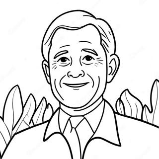Page à colorier d'un buisson | Page de coloriage Buisson