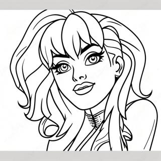 Page à colorier Jem et les Hologrammes | Page de coloriage Jem