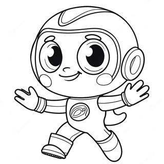 Page à colorier Ricky Zoom | Page de coloriage Ricky Zoom
